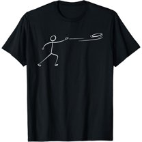 Sam Soft Disc Golf Art For Men Women Stickman Disc Golf Lover T-Shirt, Gift For Friend, Full Size S-5Xl
