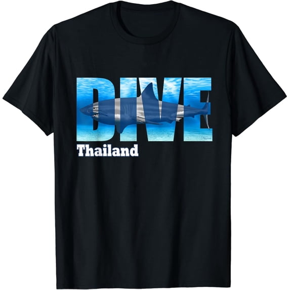 Sam Soft Dive Thailand Scuba Diving Snorkeling T-Shirt Full Size S-5Xl
