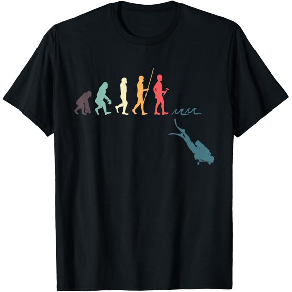 Sam Soft Diving Evolution Diver T-Shirt Full Size S-5Xl