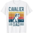 thumbnail image 1 of Sam Soft Dog | Cavalier King Charles Spaniel - Vintage Cavalier Dad T-Shirt, 1 of 4
