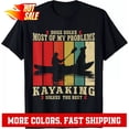 thumbnail image 1 of Sam Soft Dogs Solve Most Of My Problems Kayaking Solves The Rest Gift Unisex T-Shirt, 1 of 5