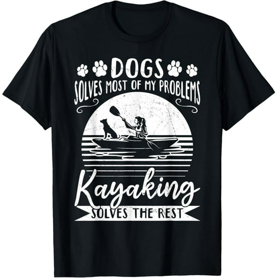Sam Soft Dogs Solve Most Of My Problems Kayaking Solves The Rest T-Shirt, Gift For Friend, Full Size S-5Xl
