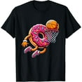 thumbnail image 1 of Sam Soft Donut Dunking Basketball Food Champ Sports Donut T-Shirt, 1 of 5