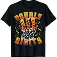 thumbnail image 1 of Sam Soft Double Digits Birthday Decorations Boy 10 Basketball 10th T-Shirt, 1 of 5