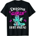 thumbnail image 1 of Sam Soft Dragons Are A Girl'S Best Friend Cute Dragon Women And Girls T-Shirt, 1 of 5