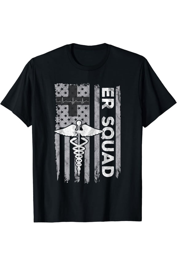ER Nurse Doctor Emergency Room Hospital Squad T-Shirt