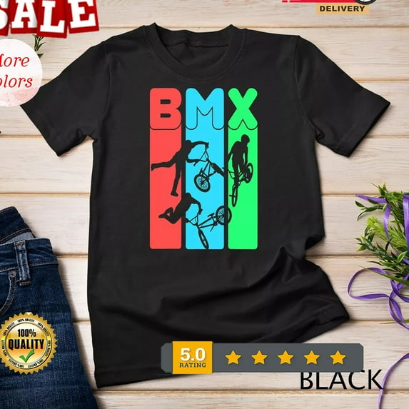 Sam Soft Eat Sleep Bmx Repeat T-Shirt Bicycle Gift Motocross T-Shirt Full Size S-5XL