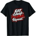 thumbnail image 1 of Sam Soft Eat. Sleep. Plumb. Repeat. - Clogged And Fix Pipe T-Shirt, Gift For Friend, Full Size S-5Xl, 1 of 5