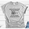 thumbnail image 1 of Sam Soft Emotionally Attached To Fictional Characters, Gray, Unisex Short Sleeve T-Shirt Unisex Cotton Tee, Full Size S-5XL, 1 of 4