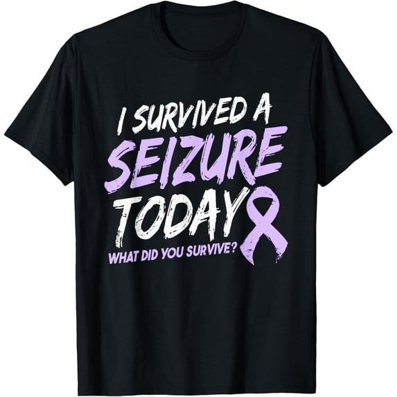 Sam Soft Epilepsy Awareness Epilepsy Warrior Purple Ribbon T-Shirt