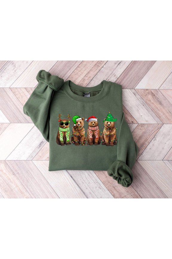 Family Bear Sweatshirt, Family Bear Shirts, Baby Bear Sweatshirt, Crewnecks, Farm Shirt
