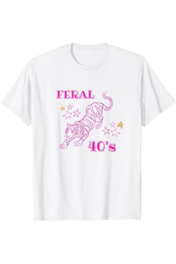 Feral 40'S With Pink Tiger T-Shirt Once Upon A Find Couture