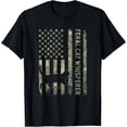 thumbnail image 1 of Sam Soft Feral Cat Whisperer Dad Camo USA Flag T-Shirt, 1 of 5