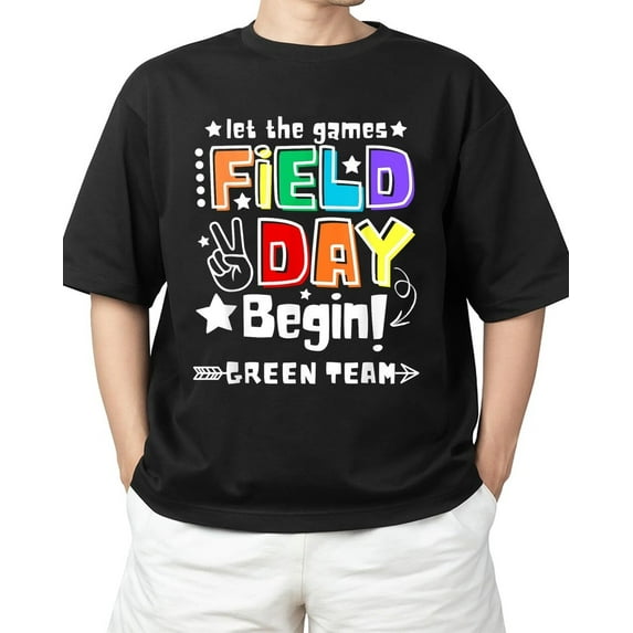 Sam Soft Field Day Green Team Field Day Game For S-4XL T-Shirt All Size S-5XL
