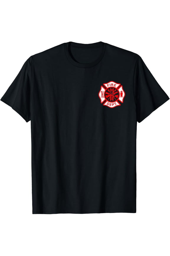 Fire Department Uniform Firefighter Gear T-Shirt Full Size S-5XL