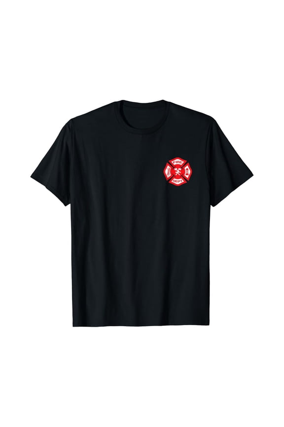 Fire Department Uniform T-Shirt - Firefighter Gear Full Size S-5XL
