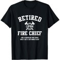 thumbnail image 1 of Sam Soft Firefighter Retirement Gifts Retired Fire Chief T-Shirt Full Size S-5XL, 1 of 5