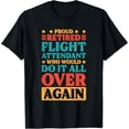 thumbnail image 1 of Sam Soft Flight Attendant Retired Retiring for Cabin Crew and Steward T-Shirt Full Size S-5XL, 1 of 5