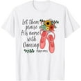 thumbnail image 1 of Sam Soft Floral Christian Dance Dancing Ballet - Ballerina For Girls T-Shirt Full Size S-5Xl, 1 of 4