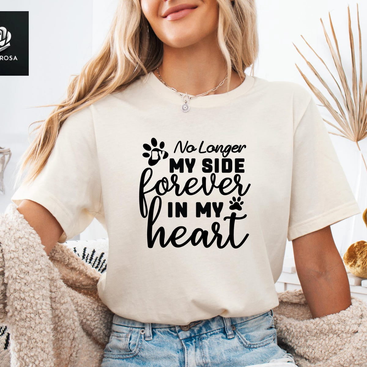 Sam Soft Forever In My Heart T-Shirt, Pet Memorial Shirt, No Longer By ...