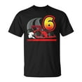 thumbnail image 1 of Sam Soft Formula Race Car 6 Year Old 6Th Birthday Racing Boy Racing Gifts Unisex T Shirt, 1 of 5