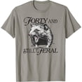 thumbnail image 1 of Sam Soft Forty & Still Feral Fortieth Birthday Snarling Wild Opossum T-Shirt, 1 of 5
