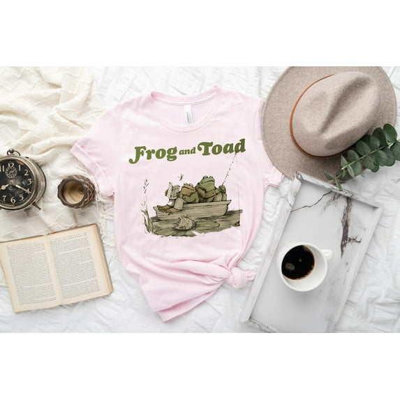 Sam Soft Frog And Toad Shirt, Frog And Toad On Bike Shirt, Cottagecore Aesthetic Shirt, Bike Lovers Shirt, Classic Book Shirt, Man I Love Frog Shirt