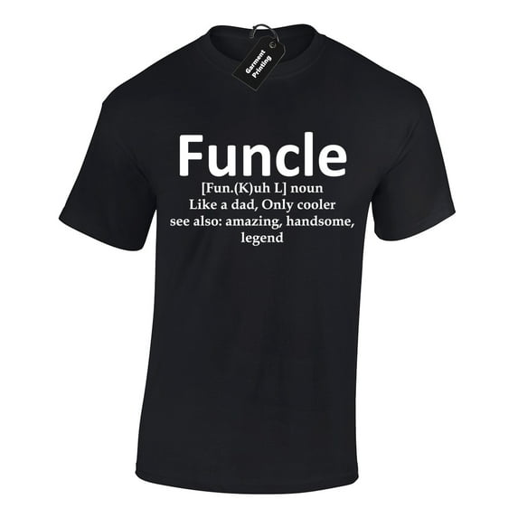 Sam Soft Funcle Fun Uncle Gift Present Idea New Uncle Joke Unisex T-Shirt