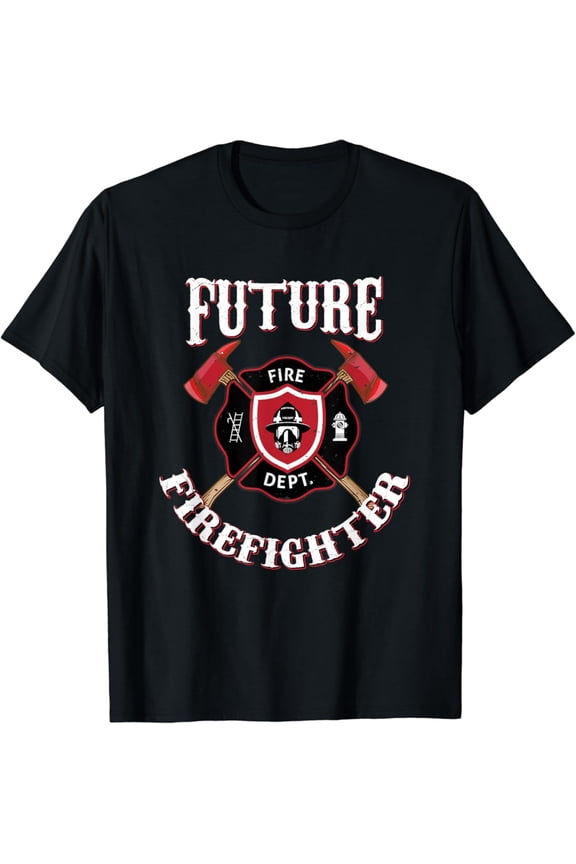 Future Firefighter Firefighter Firefighter Fire Department T-Shirt Full Size S-5XL