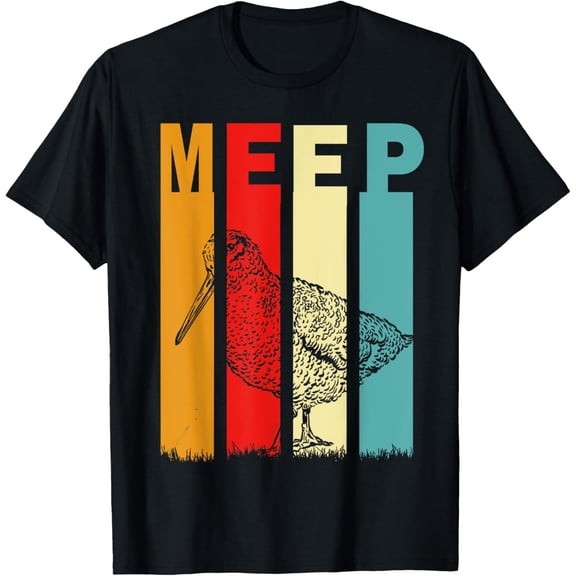 Sam Soft Fuuny Vintage Meep Woodcocks Bird Love,Saying Meep Woodcocks T-Shirt All Size S-5XL