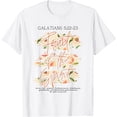 thumbnail image 1 of Sam Soft Galatians Fruit Of The Spirit Peaches Love Joy Peace Women T-Shirt, 1 of 4