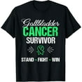 thumbnail image 1 of Sam Soft Gallbladder Cancer Survivor TShirt Stand Fight Win T-Shirt All Size S-5XL, 1 of 5