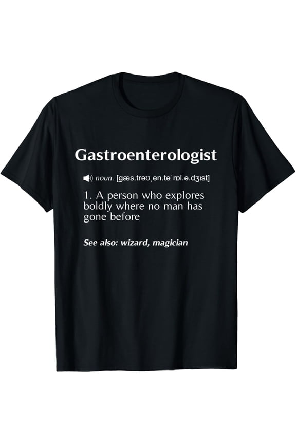 Gastroenterologist GI Doctor Gifts Dictionary T-Shirt