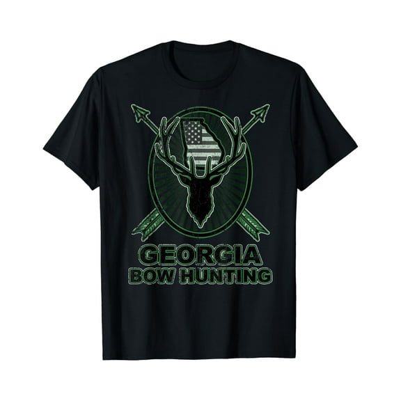 Sam Soft Georgia Camo Bowhunting Shirt Bow Hunting Deer Flag T-Shirt, Gift For Friend, Full Size S-5Xl