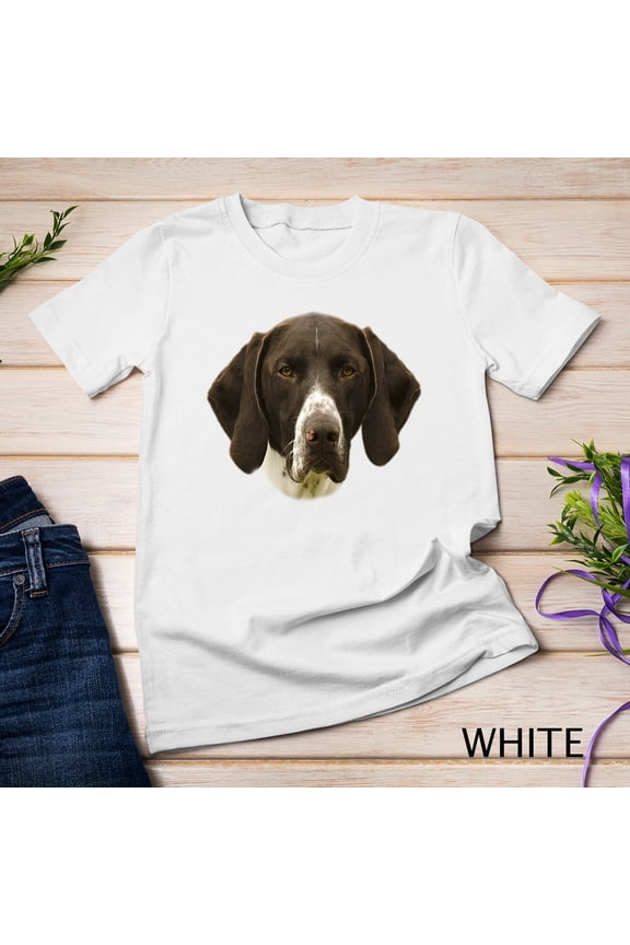 German Shorthaired Pointer Face Unisex T-Shirt