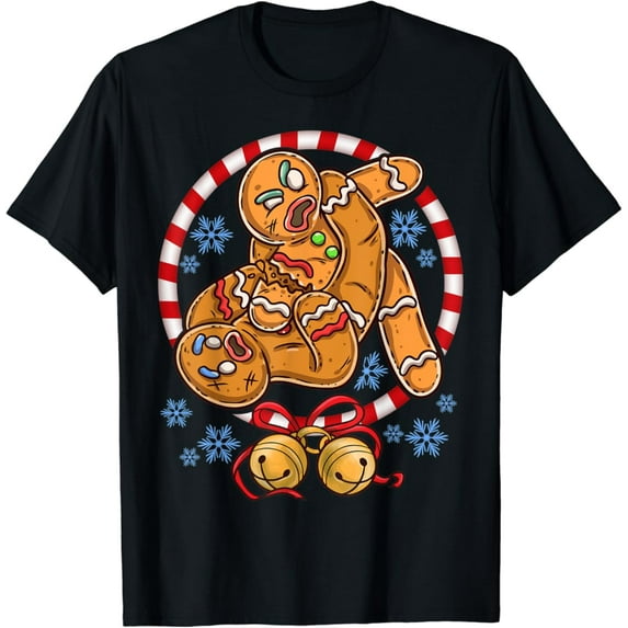 Sam Soft Gingerbread Cookies Fighting Wrestling T-Shirt, Gift For Friend, Full Size S-5Xl