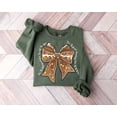 thumbnail image 1 of Sam Soft Gingerbread Coquette Sweatshirt, Bow Shirt For Women, 1 of 5