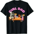 thumbnail image 1 of Sam Soft Girl Dad Skeletons Family Father And Daughters T-Shirt, 1 of 5