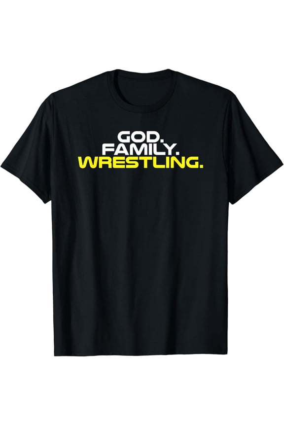 God Family Wrestling Proud Wrestler Wrestle Logo T-Shirt, Gift For Friend, Full Size S-5Xl