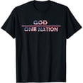 thumbnail image 1 of Sam Soft God One Nation Under God Patriotic For Christian Men Women T-Shirt Full Size S-5Xl, 1 of 5