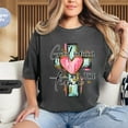 thumbnail image 1 of Sam Soft God is Good All the Time Christian T-shirt, Floral Tee, Church Shirt, Faith Gifts for Women, 1 of 2