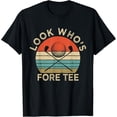 thumbnail image 1 of Sam Soft Golf 40Th Birthday Pun Vintage Look Who’S Fore Tee T-Shirt, Gift For Friend, Full Size S-5Xl, 1 of 5