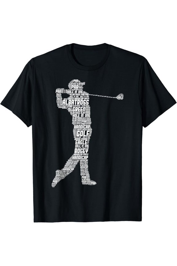 Golf Club Golfer Golfing Men Boys T-Shirt, Gift For Friend, Full Size S-5Xl