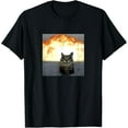 thumbnail image 1 of Sam Soft Goofy Cat Explosion T-Shirt, 1 of 5