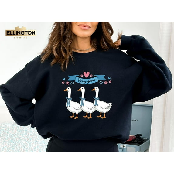 Sam Soft Goose Shirt, Goose On The Loose Sweatshirt, Cowgirl Shirt, Western Sweatshirt, Graphic Shirt, 90s Aesthetic Shirt