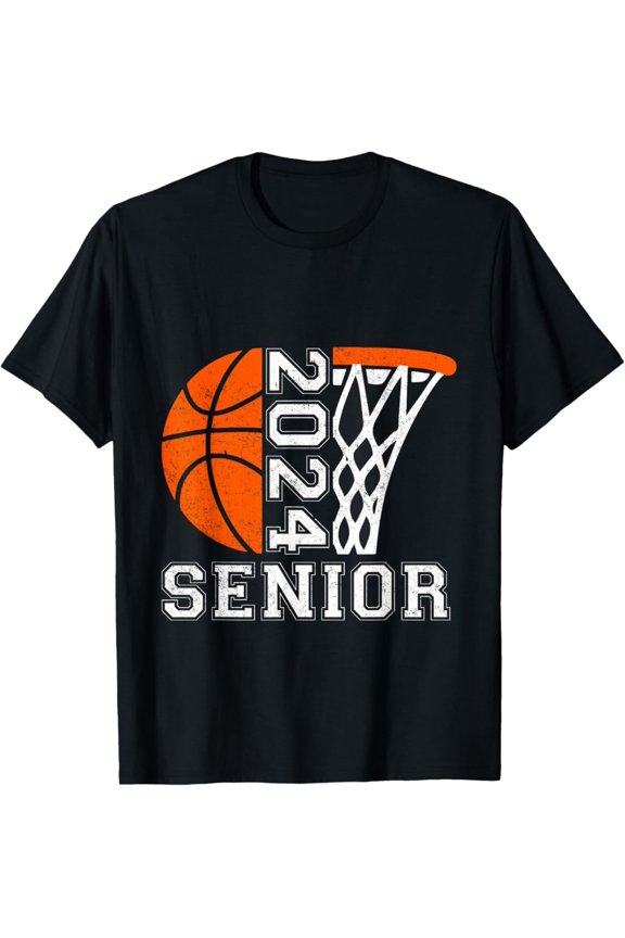 Graduation Senior Class 2024 Graduate Basketball Player Boys T-Shirt
