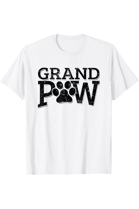 Grandpaw Dog Grandpa Shirts Grand Paw Gifts Men Dad Father T-Shirt
