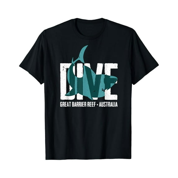 Sam Soft Great Barrier Reef Shark Scuba Diving Australia Sea Fun Gift T-Shirt Full Size S-5Xl
