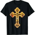 thumbnail image 1 of Sam Soft Greek Orthodox Christ Cross Icon T-Shirt, 1 of 5