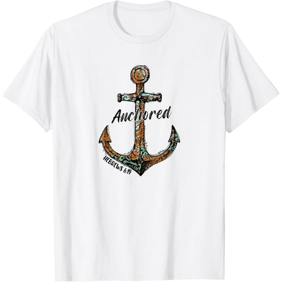 Sam Soft Hebrew 6 19 Anchored Anchor For Christians Who Loves Christ T-Shirt